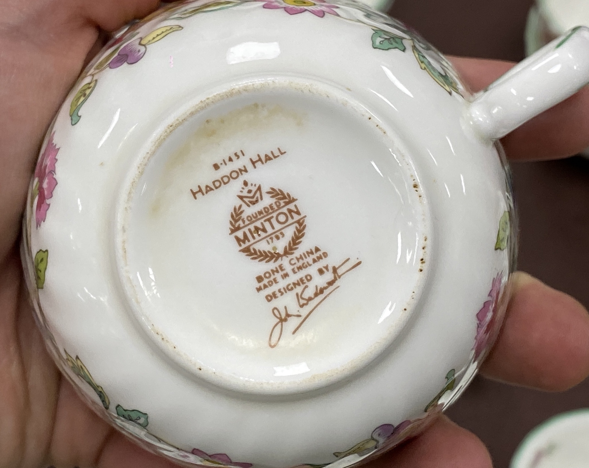 A Minton Haddon Hall dinner coffee and tea service